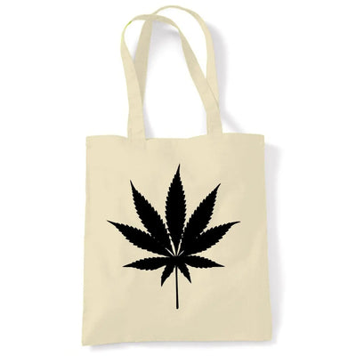 Marijuana Cannabis Leaf Tote Shoulder Shopping Bag