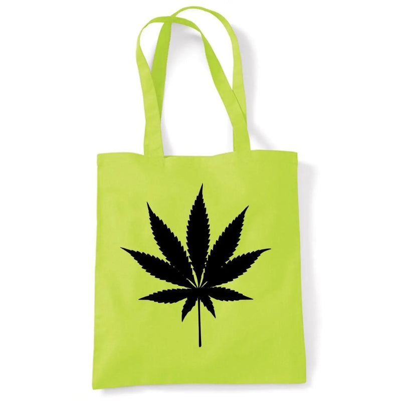 Marijuana Cannabis Leaf Tote Shoulder Shopping Bag