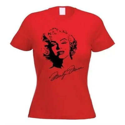 Marilyn Monroe Women's T-Shirt XL / Red