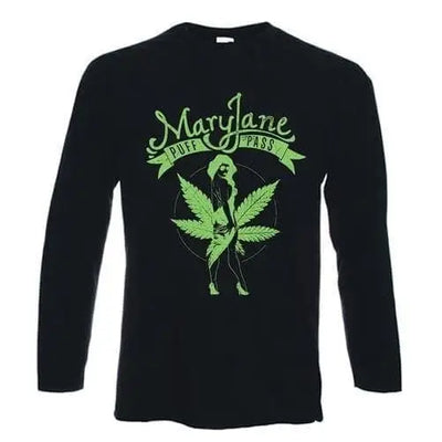 Mary Jane Cannabis Long Sleeve T-Shirt