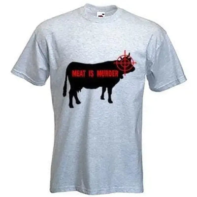 Meat Is Murder T-Shirt 3XL / Light Grey