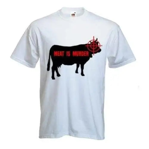 Meat Is Murder T-Shirt 3XL / White