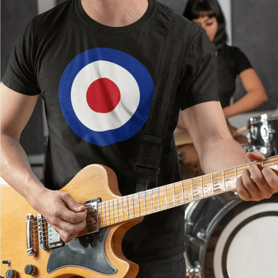 Mens Black Mod Target T-Shirt