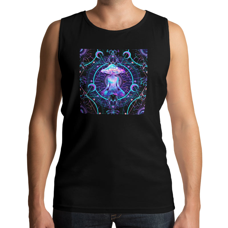Magic Mushrooms Meditation Psychedelic Men&