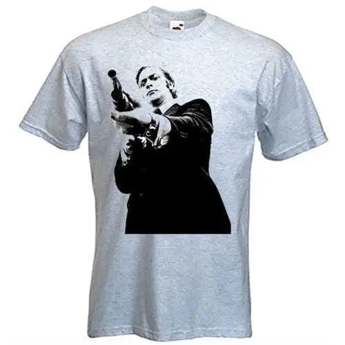 Michael Caine Get Carter T-Shirt L / Light Grey