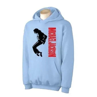 Michael Jackson Moonwalk Hoodie XL / Light Blue