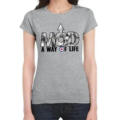 Mod A Way Of Life Women's T-Shirt XL / Light Grey