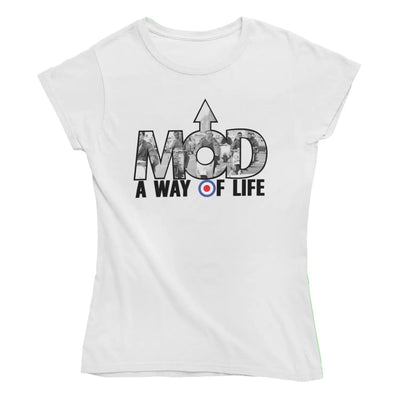 Mod A Way Of Life Women’s T-Shirt - XL / White - Womens