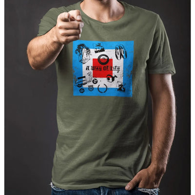 Mod Patch a Way of Life Men's T-Shirt