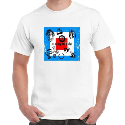Mod Patch a Way of Life Men's T-Shirt XL / White