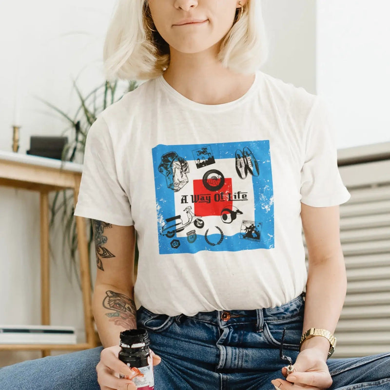 Mod Patch a Way of Life Women’s T-Shirt - Womens T-Shirt