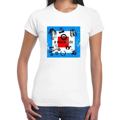 Mod Patch a Way of Life Women's T-Shirt L / White