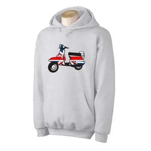 Mod Scooter Hoodie M / Light Grey