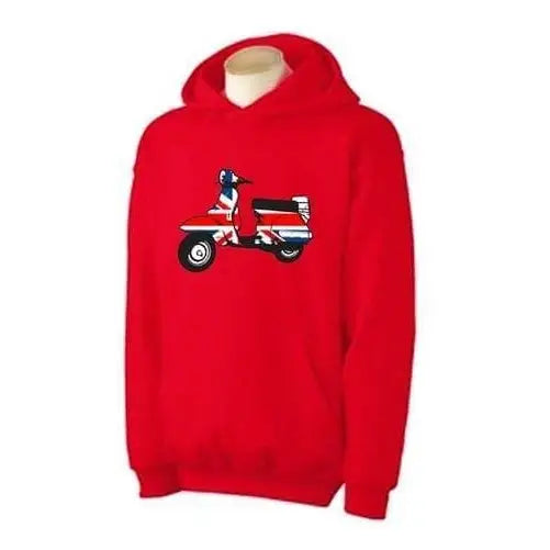 Mod Scooter Hoodie M / Red