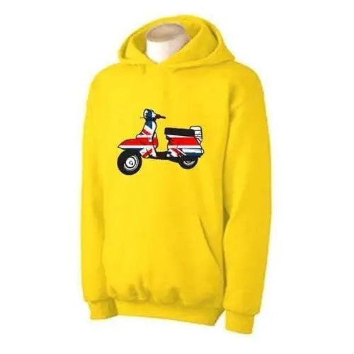 Mod Scooter Hoodie M / Yellow