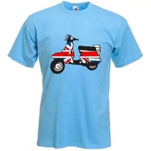 Mod Scooter T-Shirt L / Light Blue