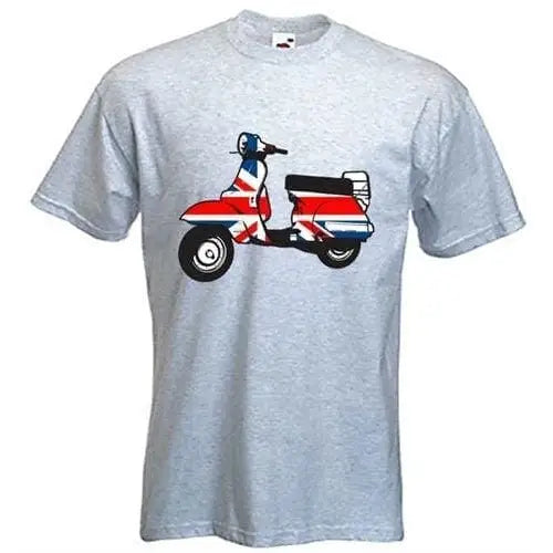 Mod Scooter T-Shirt L / Light Grey