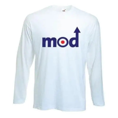 Mod Target Logo Long Sleeve T-Shirt L / White