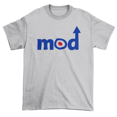 Mod Target Logo Mens T-Shirt M / Light Grey