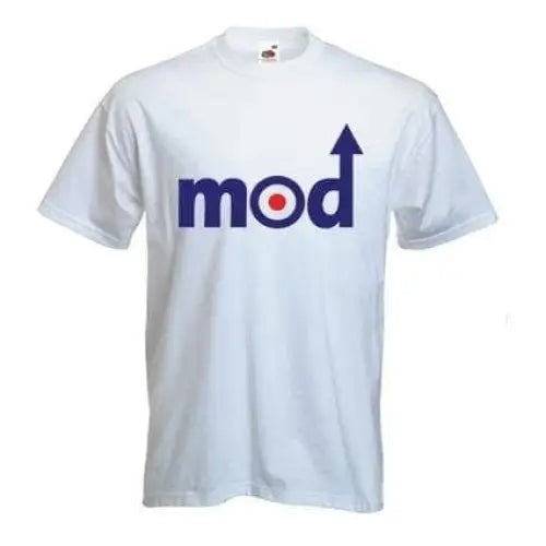 Mod Target Logo Mens T-Shirt M / White