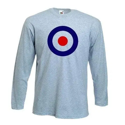 Mod Target Long Sleeve T-Shirt L / Light Grey