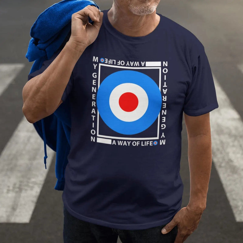 Mod Target My Generation Logo Men's T-Shirt – Tribal T-Shirts