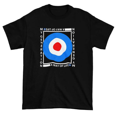 Mod Target My Generation Logo Men's T-Shirt S / Black