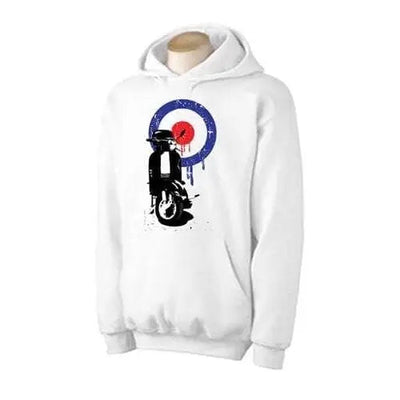 Mod Target Scooter Hoodie L / White