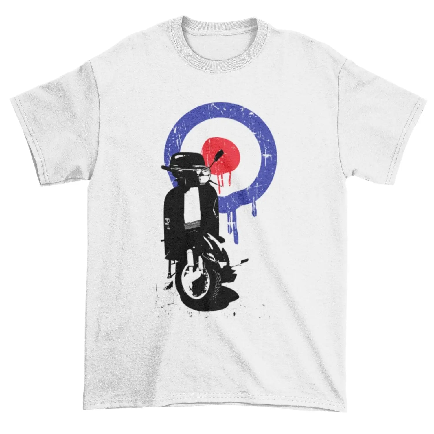 Mod Target Scooter T Shirt - Stylish Mod Clothing – Tribal T-Shirts