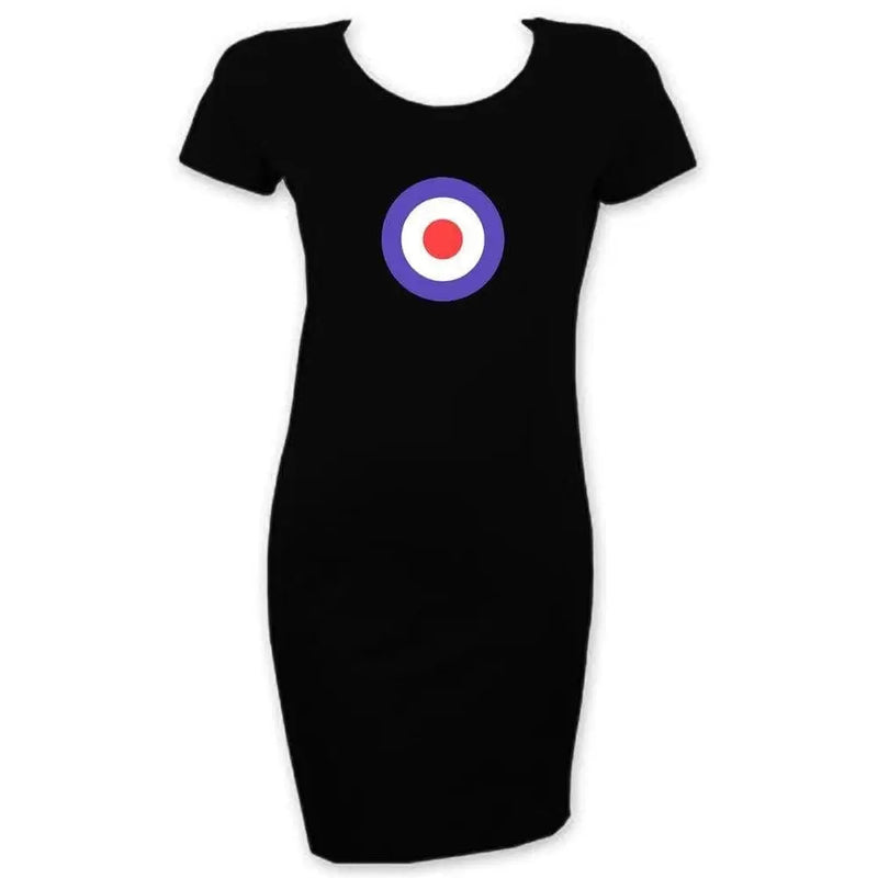 Mod Target Short Sleeve T-Shirt Dress, S Mod Target Short Sleeve T-Shirt Dress, S