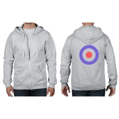 Mod Target Zip Hoodie