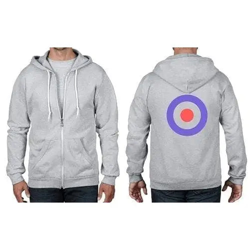 Mod Target Zip Hoodie