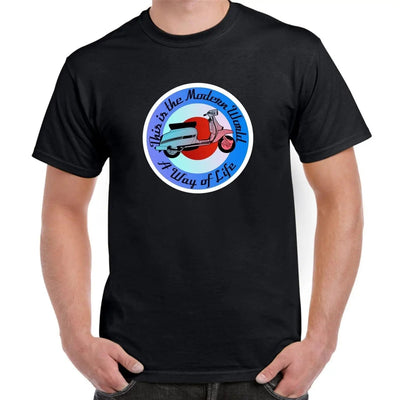 Modern World a Way of Life Mod Target Men's T-Shirt 3XL / Black