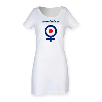 Modette White T Shirt Dress