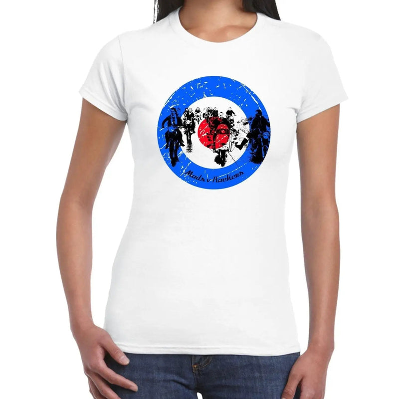 Mods V Rockers Mod Target Logo Women&