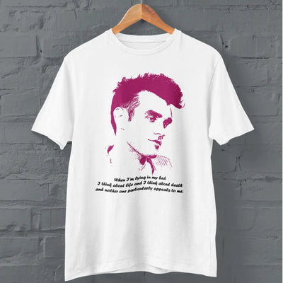 Morrissey Quote Mens T-Shirt M / White