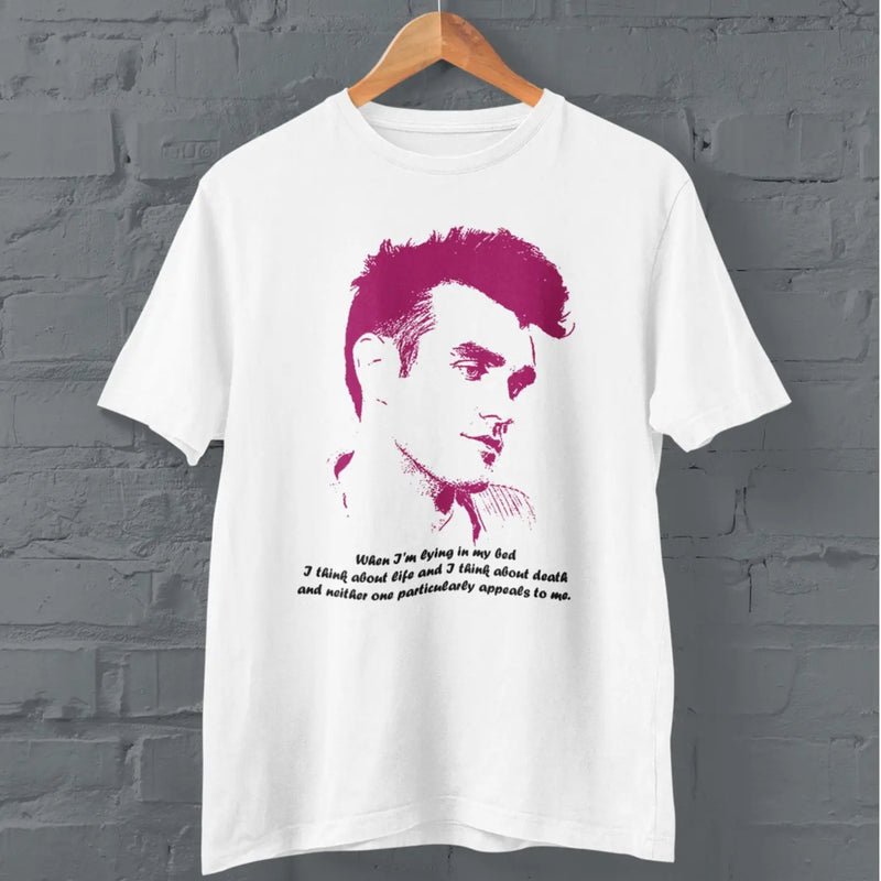 Morrissey Quote Mens T-Shirt M / White