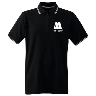 Motown Logo Tipped Polo T-Shirt XL