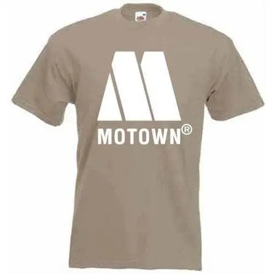 Motown Records Logo T-Shirt M / Khaki