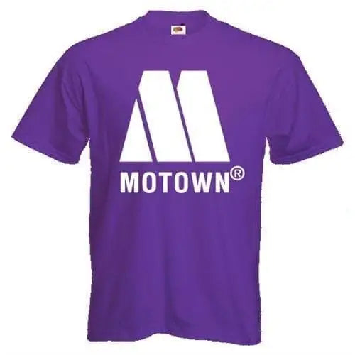 Motown Records Logo T-Shirt M / Purple