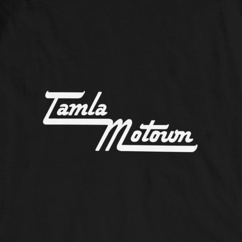 Motown Text Logo Tipped Polo T-Shirt