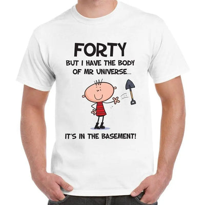 Mr Universe 40th Birthday Men's T-Shirt
