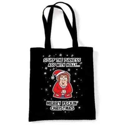 Mrs Browns Boys Turkey's Ass Funny Christmas Shoulder Bag