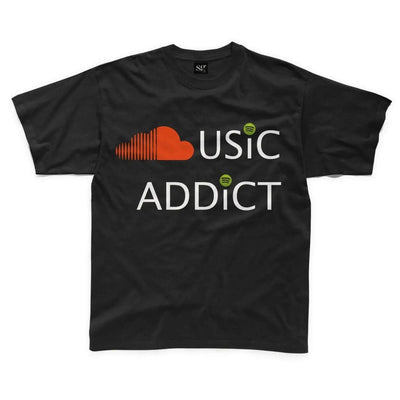 Music Addict Kid's T-Shirt 7-8