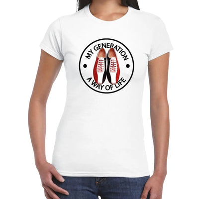 My Generation Shoes a Way of Life Women's T-Shirt XL / White