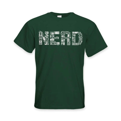 Nerd Logo Men's T-Shirt L / Bottle Green
