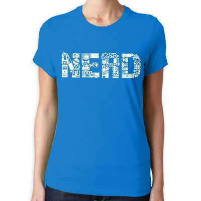 Nerd Logo Women's T-Shirt L / Royal Blue