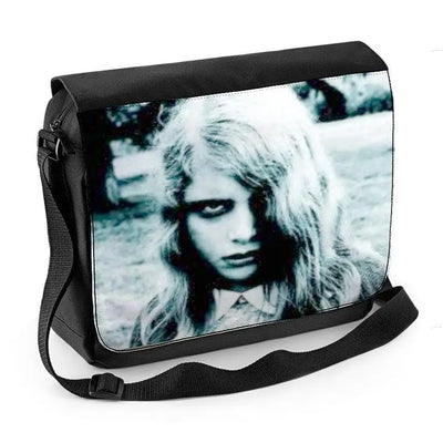 Night of the Living Dead Zombie Girl Laptop Messenger Bag