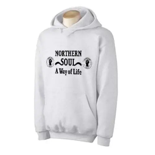 Northern Soul A Way Of Life Hoodie M / Light Grey