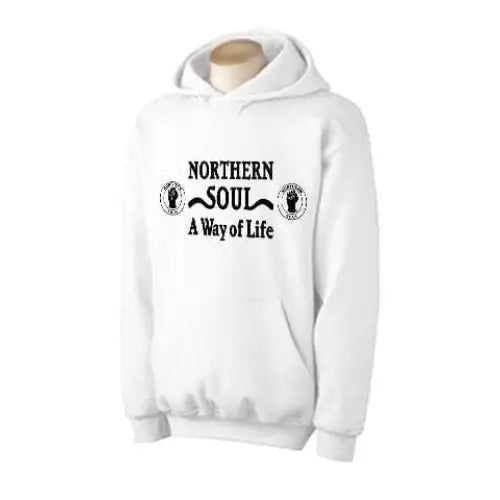 Northern Soul A Way Of Life Hoodie M / White